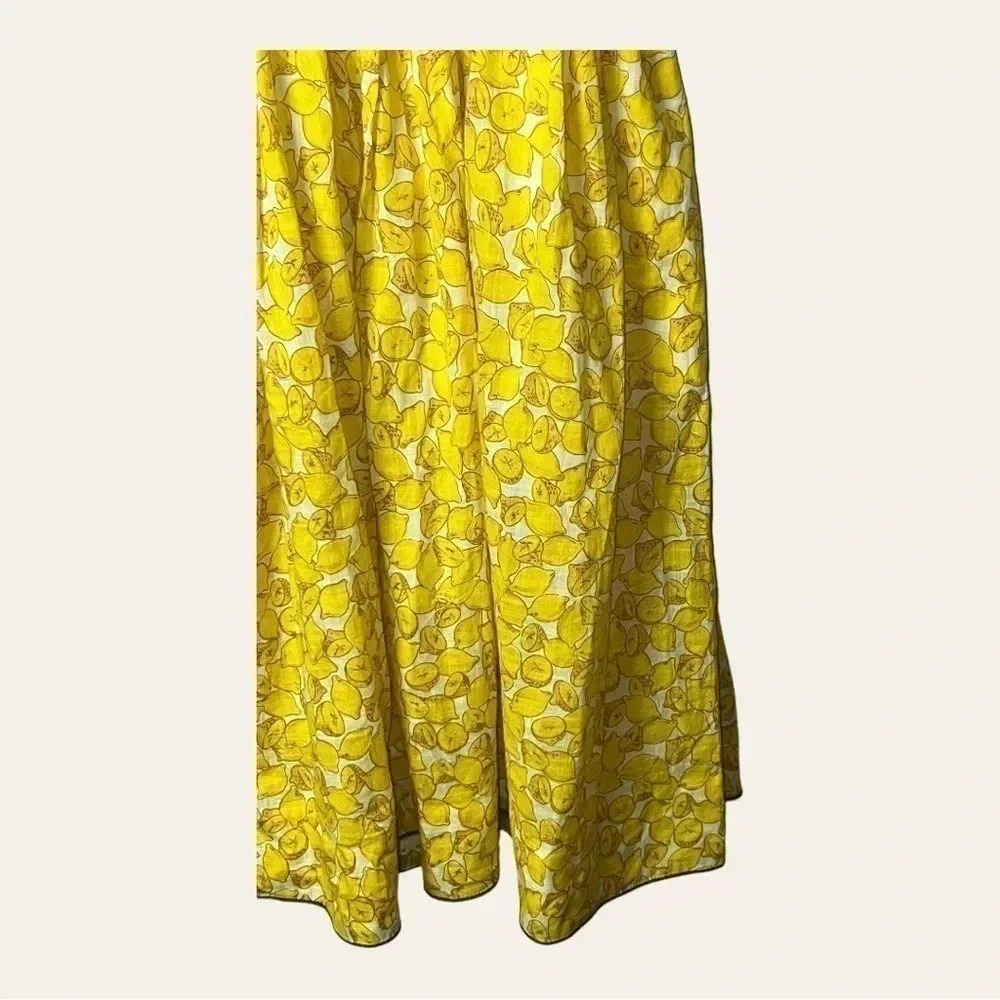 1016. ANTHROPOLOGIE MOULINEETE SOURES HALTER‎ DRESS SIZE 2 - Picture 4 of 13